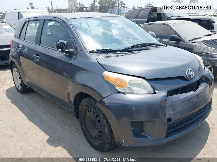 2012 Scion Xd VIN: JTKKU4B46C1015730 Lot: 39818313