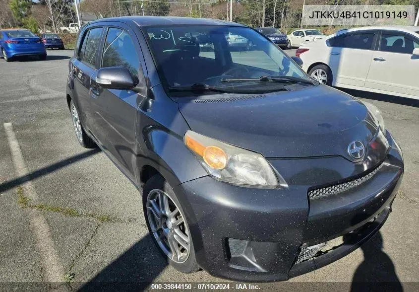 JTKKU4B41C1019149 2012 Scion Xd