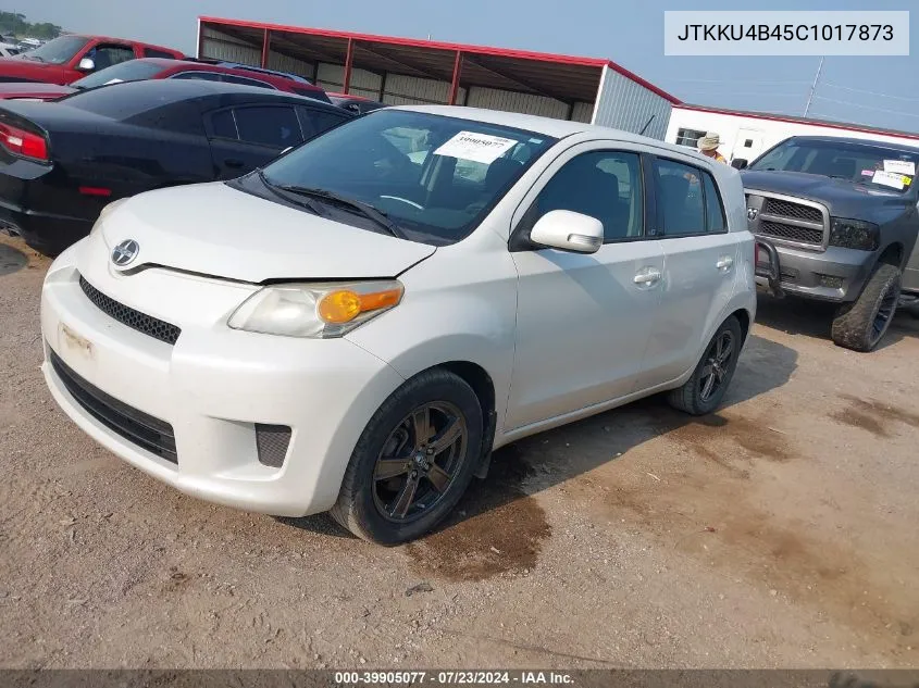 2012 Scion Xd Release Series 4.0 VIN: JTKKU4B45C1017873 Lot: 39905077