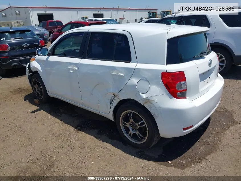 2012 Scion Xd VIN: JTKKU4B42C1028586 Lot: 39907276