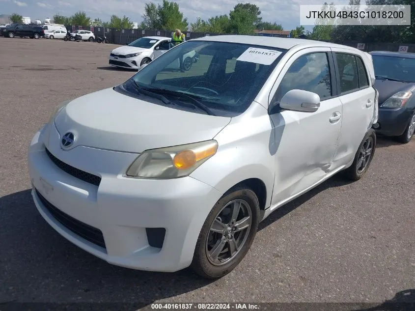 JTKKU4B43C1018200 2012 Scion Xd Release Series 4.0