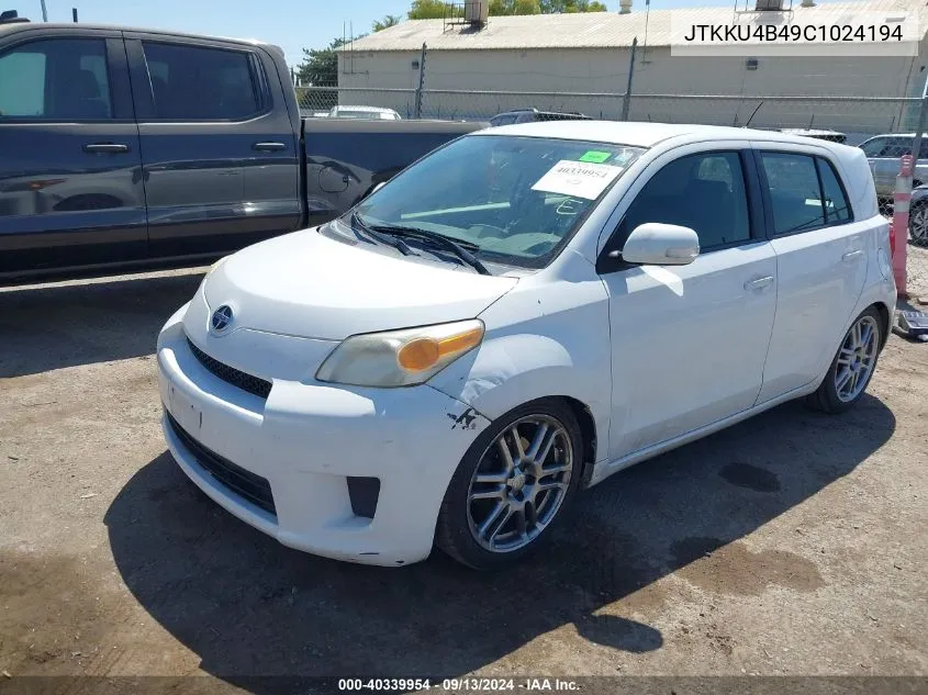 JTKKU4B49C1024194 2012 Scion Xd