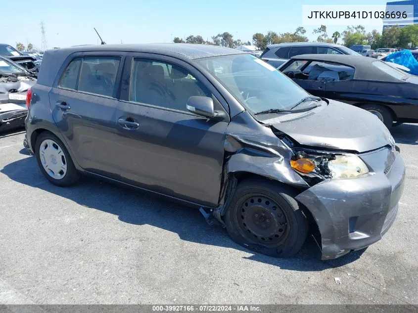 2013 Scion Xd VIN: JTKKUPB41D1036696 Lot: 39927166