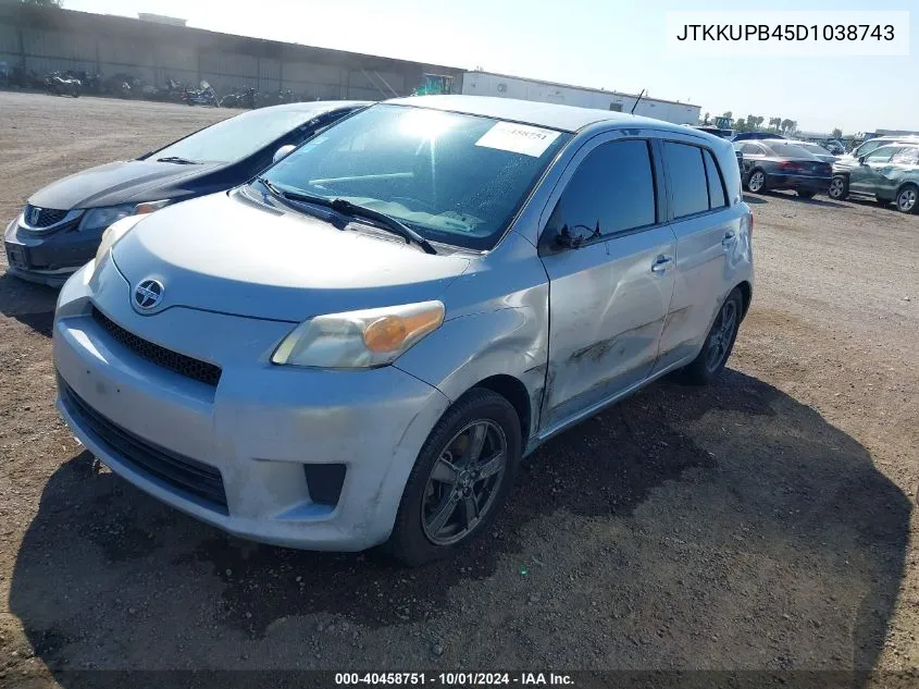 JTKKUPB45D1038743 2013 Scion Xd 10 Series