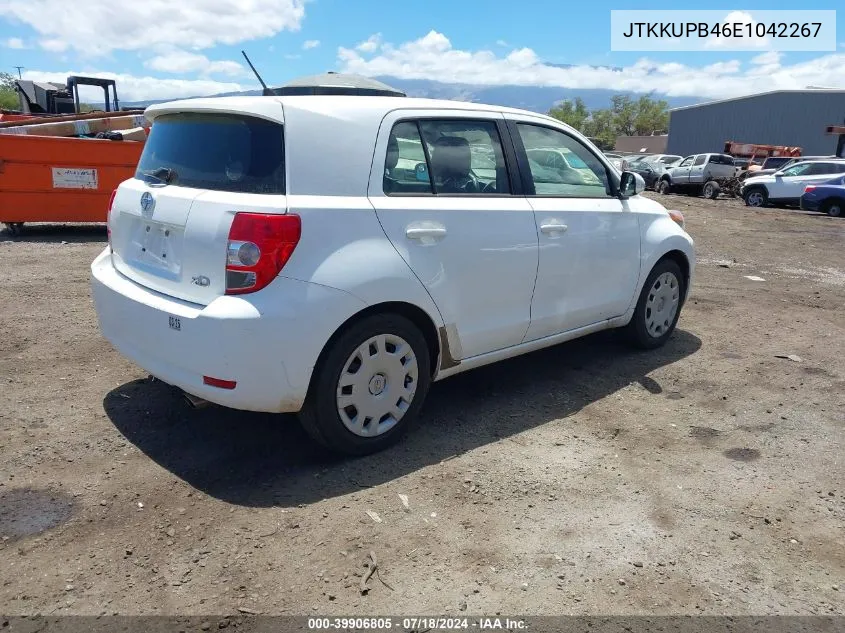 2014 Scion Xd VIN: JTKKUPB46E1042267 Lot: 39906805