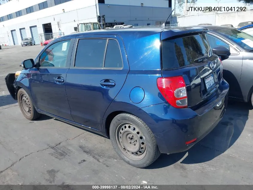 JTKKUPB40E1041292 2014 Scion Xd