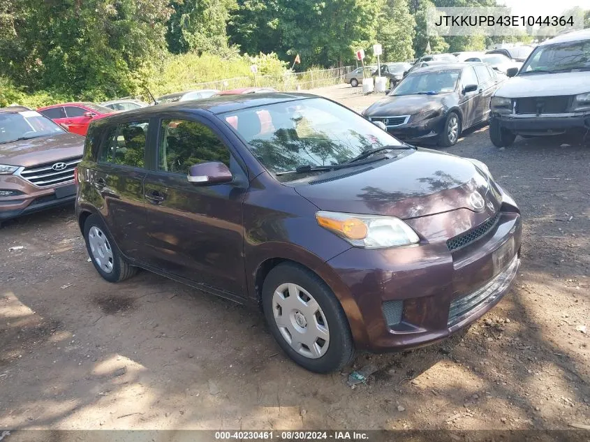 2014 Scion Xd VIN: JTKKUPB43E1044364 Lot: 40230461