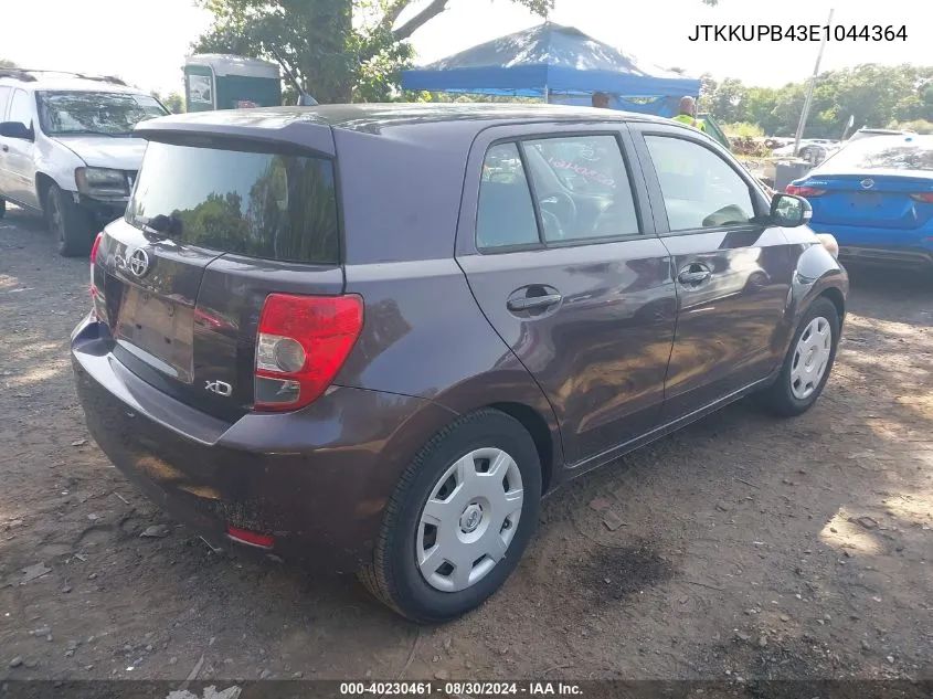 JTKKUPB43E1044364 2014 Scion Xd