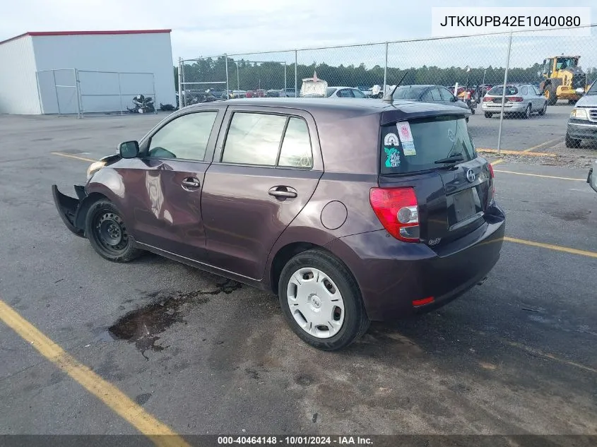 JTKKUPB42E1040080 2014 Scion Xd