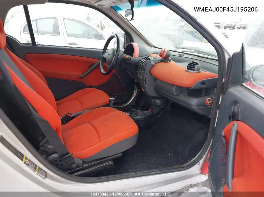 WMEAJ00F45J195206 2005 Smart Fortwo