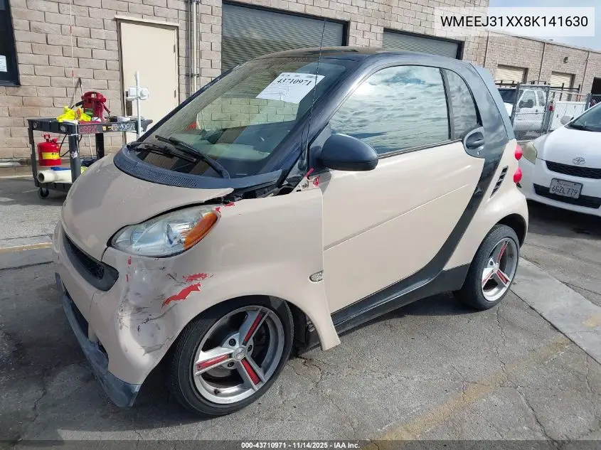 WMEEJ31XX8K141630 2008 Smart Fortwo Passion/Pure