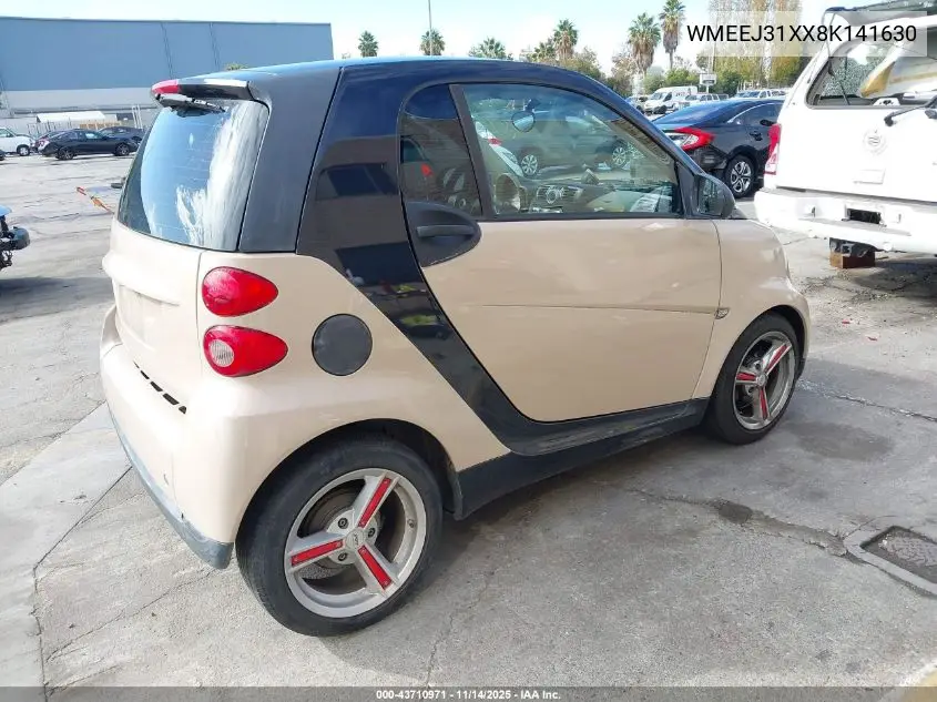 WMEEJ31XX8K141630 2008 Smart Fortwo Passion/Pure