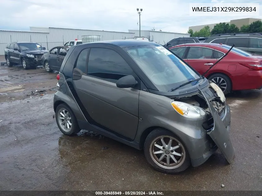 WMEEJ31X29K299834 2009 Smart Fortwo Brabus/Passion/Pure