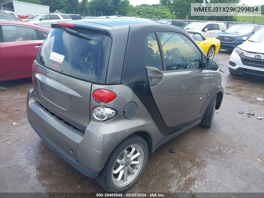 WMEEJ31X29K299834 2009 Smart Fortwo Brabus/Passion/Pure