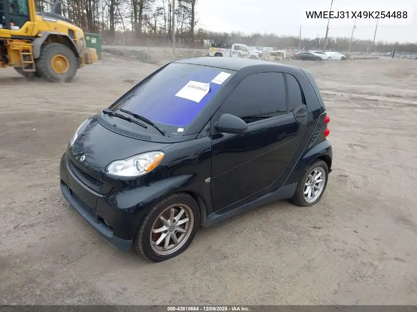 WMEEJ31X49K254488 2009 Smart Fortwo Brabus/Passion/Pure