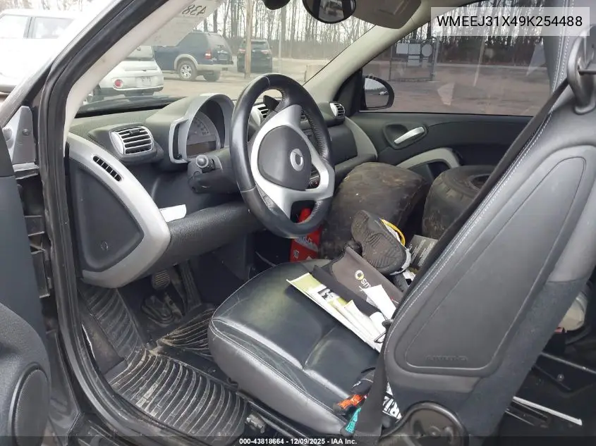 WMEEJ31X49K254488 2009 Smart Fortwo Brabus/Passion/Pure
