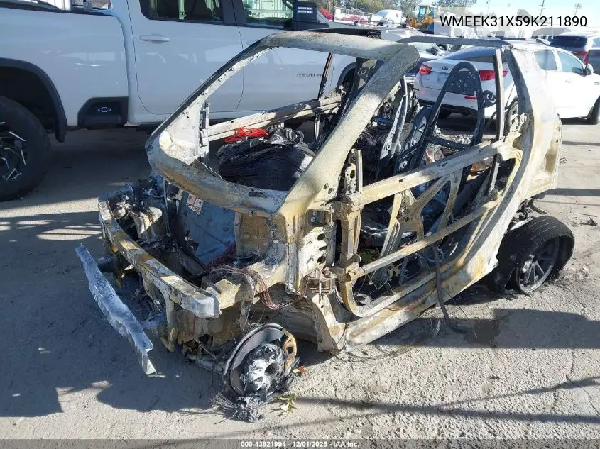 WMEEK31X59K211890 2009 Smart Fortwo Brabus/Passion