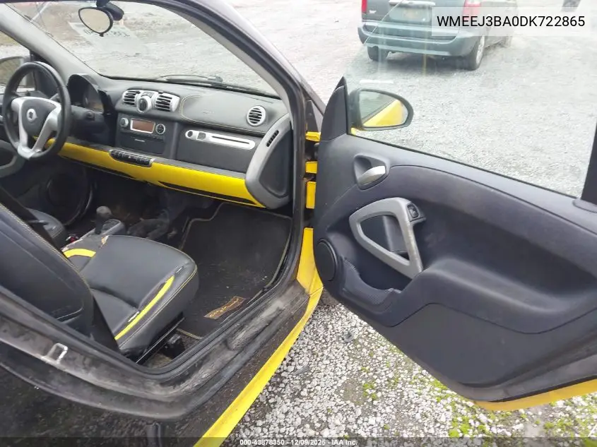 WMEEJ3BA0DK722865 2013 Smart Fortwo Pure