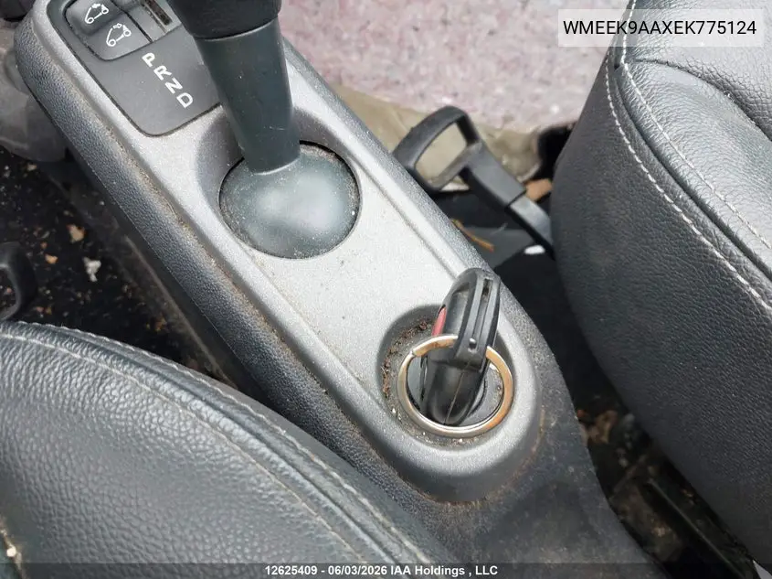2014 Smart Fortwo VIN: WMEEK9AAXEK775124 Lot: 12625409