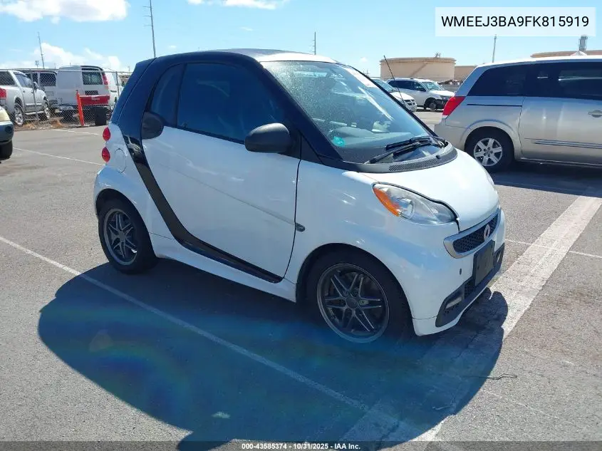 WMEEJ3BA9FK815919 2015 Smart Fortwo Pure