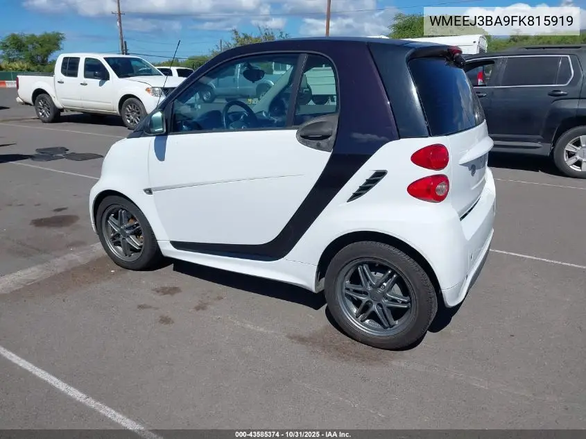 WMEEJ3BA9FK815919 2015 Smart Fortwo Pure
