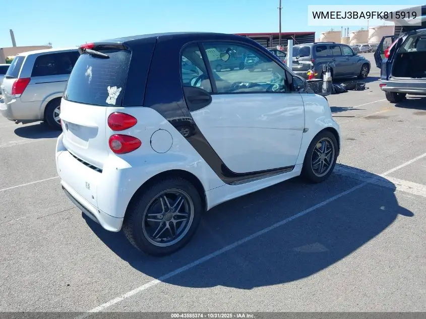 WMEEJ3BA9FK815919 2015 Smart Fortwo Pure