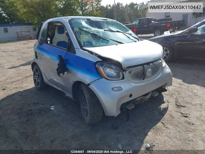 WMEFJ5DAXGK110447 2016 Smart Fortwo