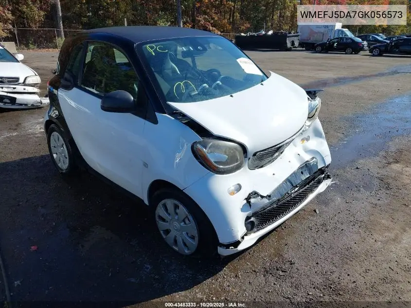 WMEFJ5DA7GK056573 2016 Smart Fortwo