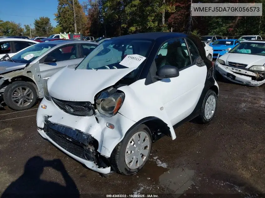 WMEFJ5DA7GK056573 2016 Smart Fortwo