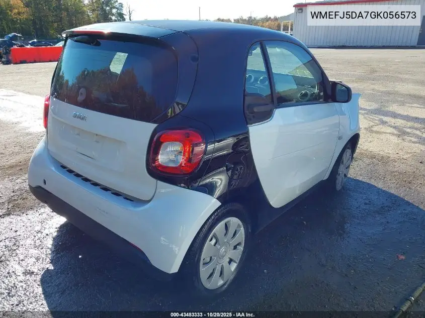 WMEFJ5DA7GK056573 2016 Smart Fortwo