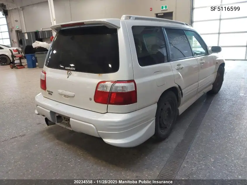 SF5116599 2000 Subaru Forester S/Tb