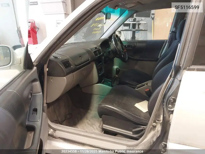 SF5116599 2000 Subaru Forester S/Tb