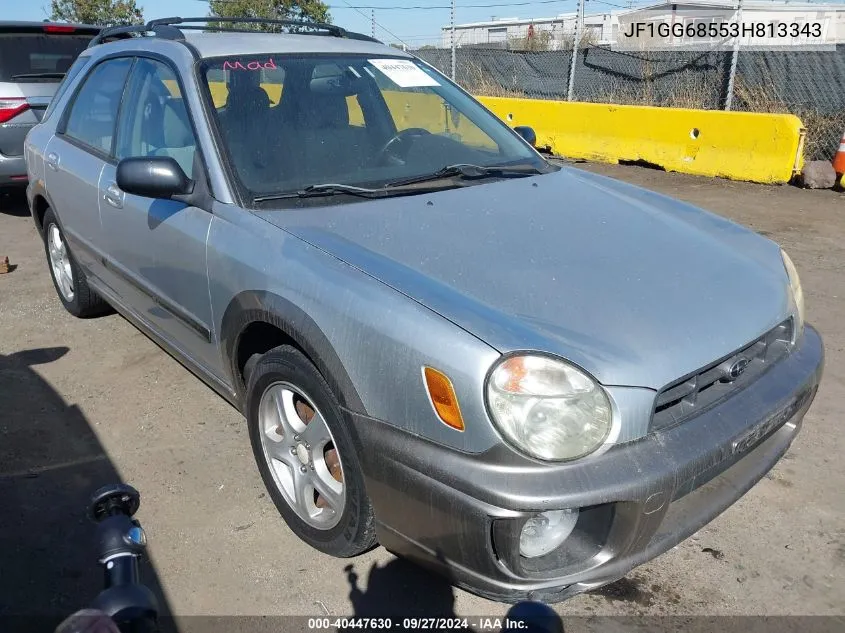 2003 Subaru Impreza Outback Sport VIN: JF1GG68553H813343 Lot: 40447630