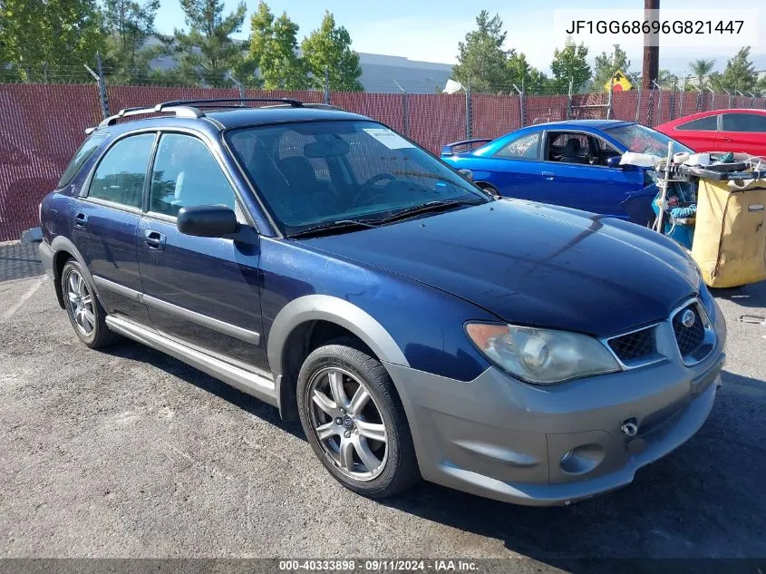 2006 Subaru Impreza Outback Sport VIN: JF1GG68696G821447 Lot: 40333898