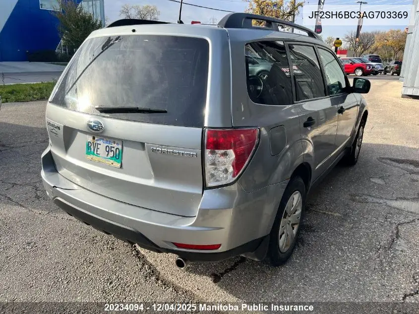 JF2SH6BC3AG703369 2010 Subaru Forester 2.5 X
