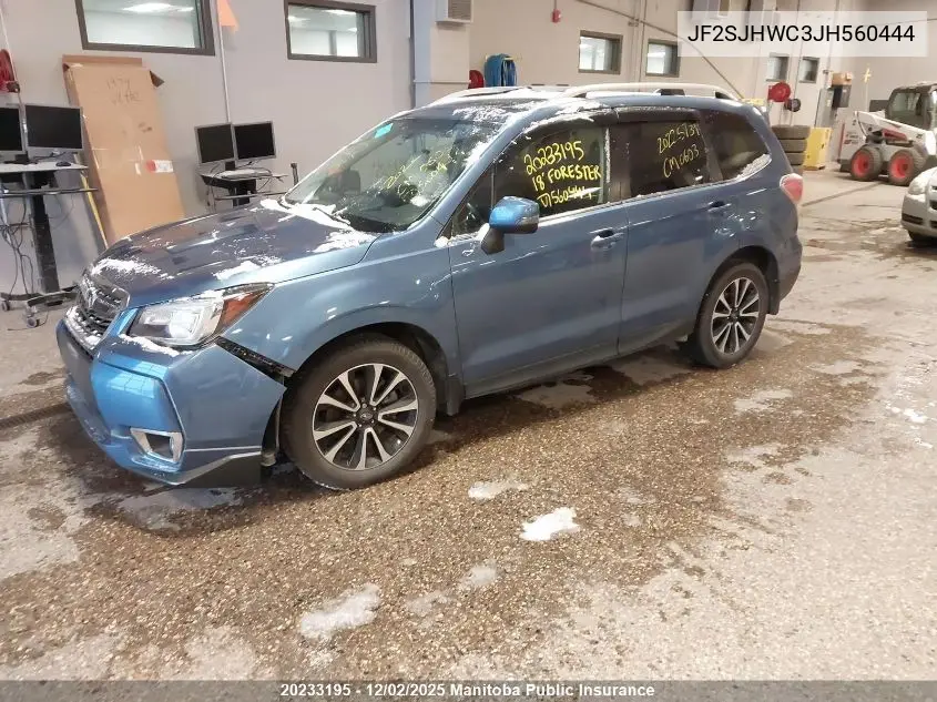 JF2SJHWC3JH560444 2018 Subaru Forester 2.0Xt Limited