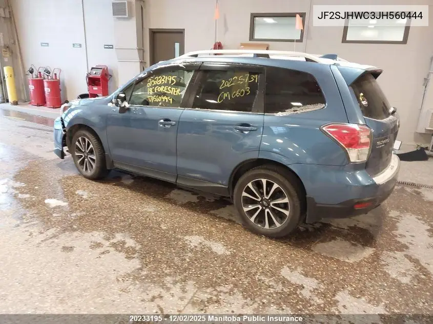 JF2SJHWC3JH560444 2018 Subaru Forester 2.0Xt Limited