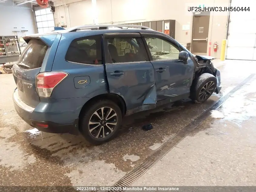 JF2SJHWC3JH560444 2018 Subaru Forester 2.0Xt Limited
