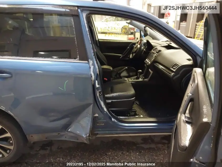 JF2SJHWC3JH560444 2018 Subaru Forester 2.0Xt Limited