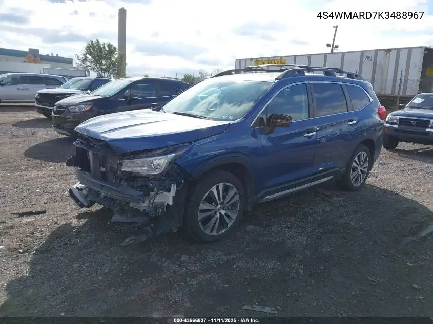 4S4WMARD7K3488967 2019 Subaru Ascent Touring