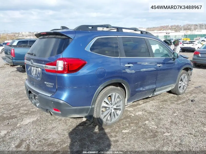 4S4WMARD7K3488967 2019 Subaru Ascent Touring