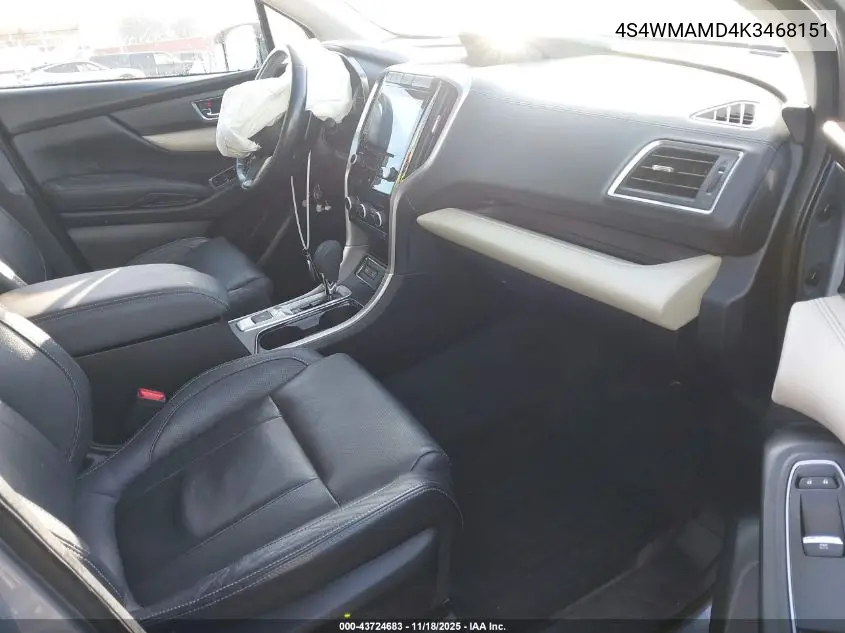 4S4WMAMD4K3468151 2019 Subaru Ascent Limited