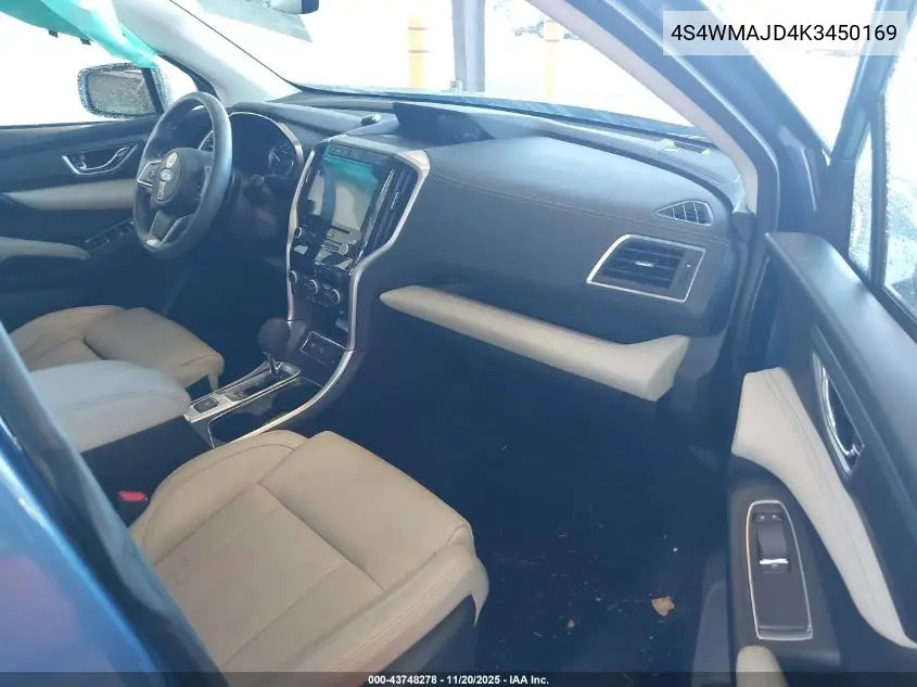 4S4WMAJD4K3450169 2019 Subaru Ascent Limited