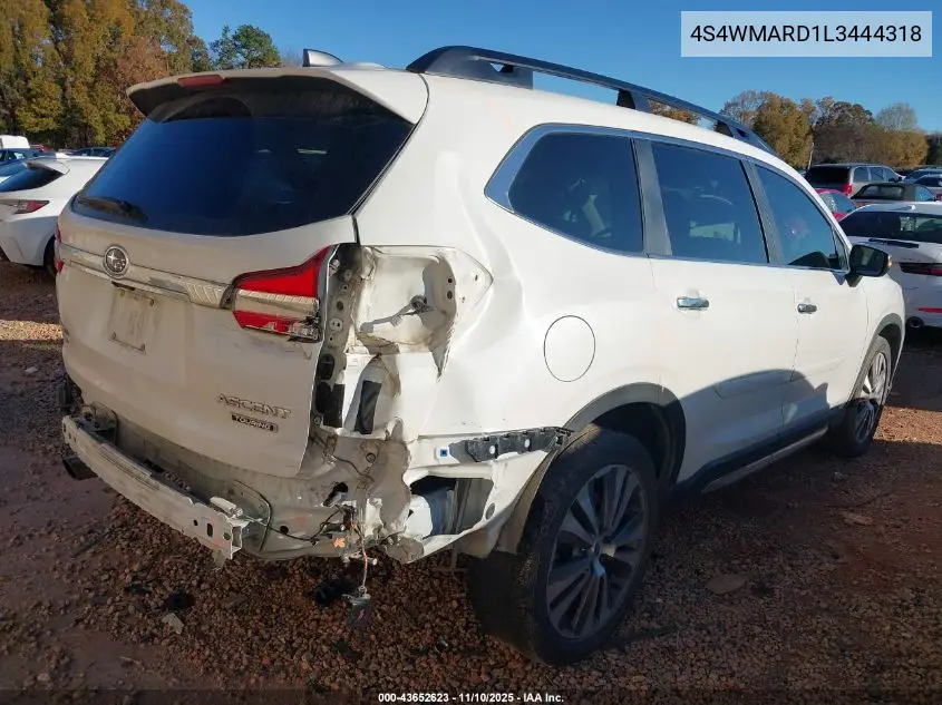 4S4WMARD1L3444318 2020 Subaru Ascent Touring