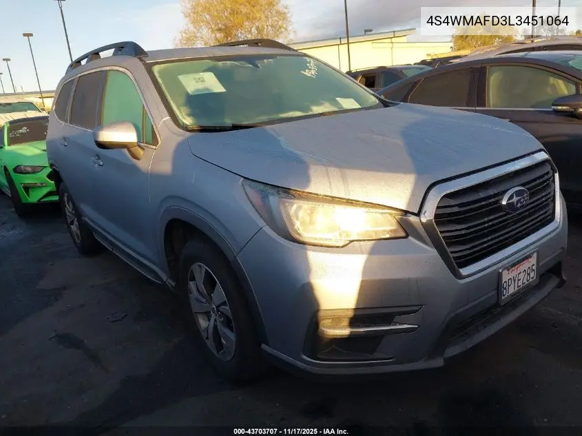4S4WMAFD3L3451064 2020 Subaru Ascent Premium