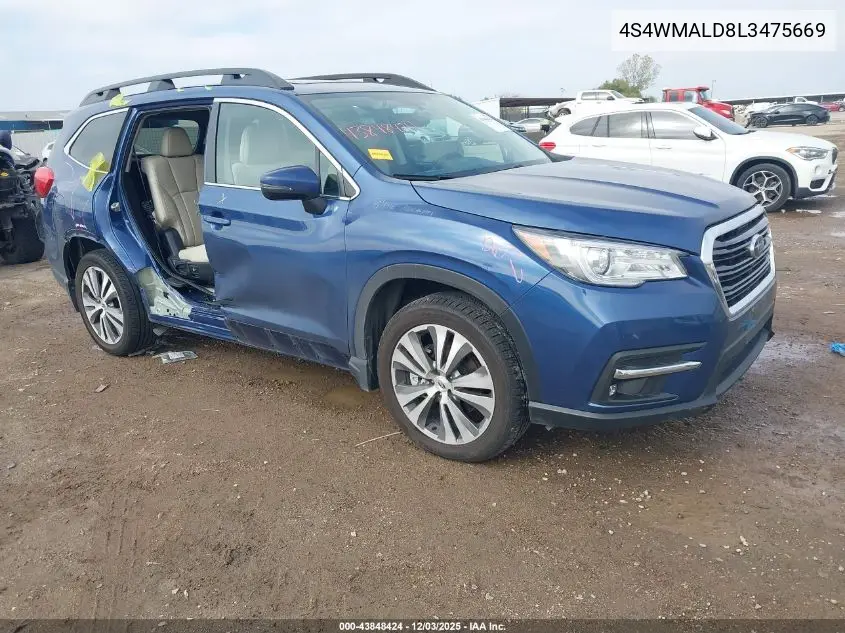 4S4WMALD8L3475669 2020 Subaru Ascent Limited