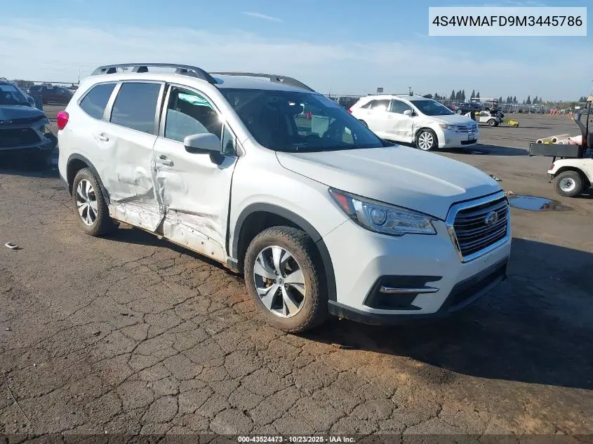 4S4WMAFD9M3445786 2021 Subaru Ascent Premium
