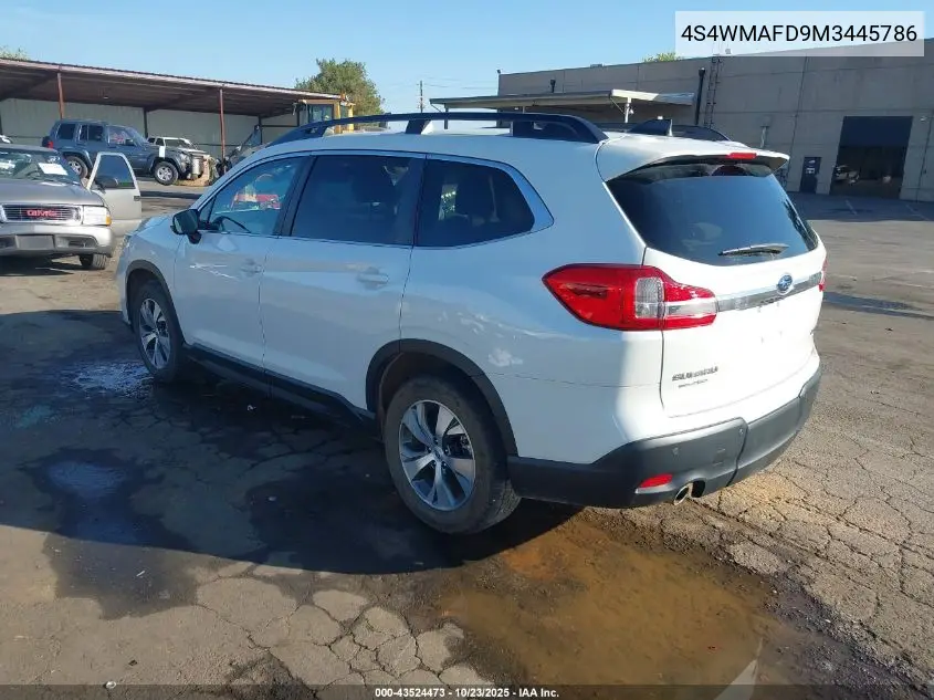 4S4WMAFD9M3445786 2021 Subaru Ascent Premium
