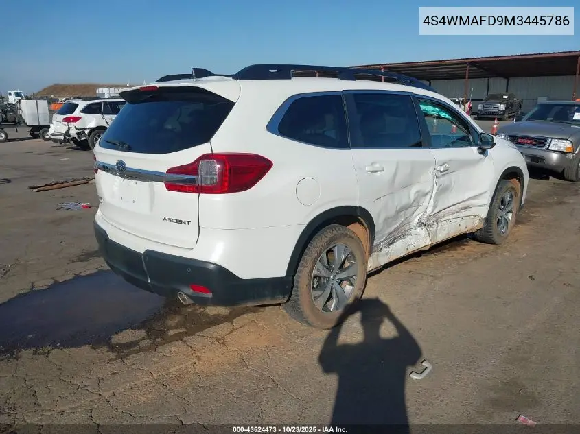 4S4WMAFD9M3445786 2021 Subaru Ascent Premium