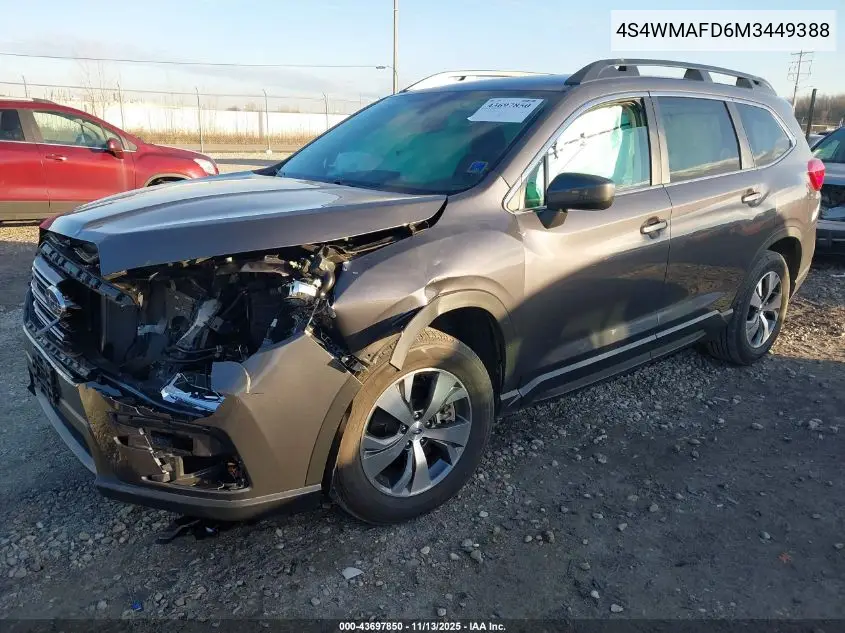 4S4WMAFD6M3449388 2021 Subaru Ascent Premium